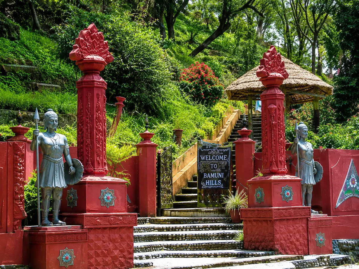Agnigarh Hill, one of the most popular tourist attractions near Goswami Eco Homestay in Tezpur, Assam.