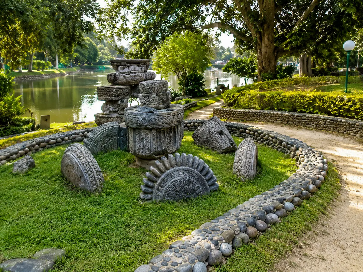 Chitralekha Udyan (Cole Park), a peaceful garden and tourist attraction near Goswami Eco Homestay in Tezpur.