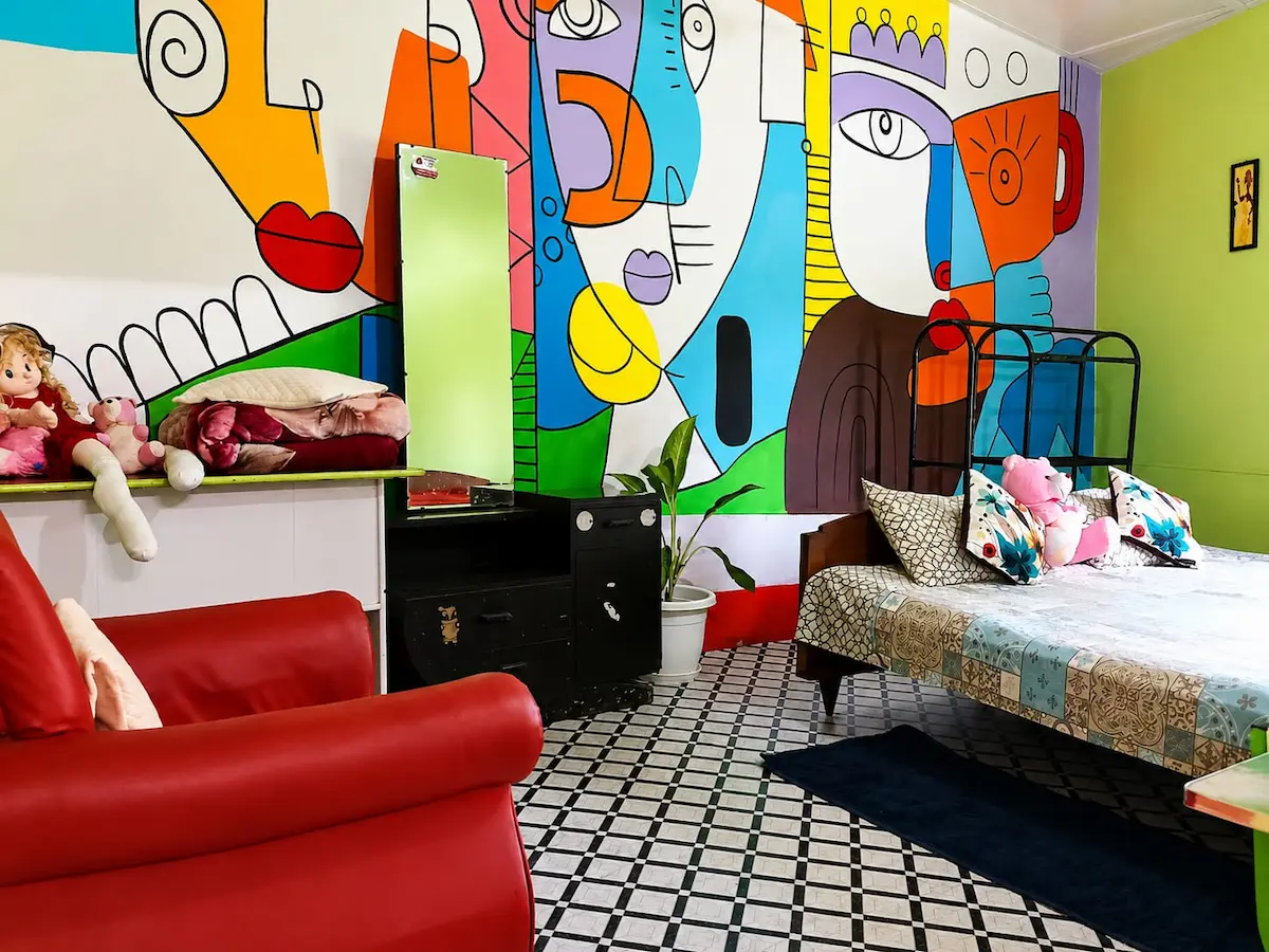 Spacious family room at Goswami Eco Homestay in Tezpur Town.