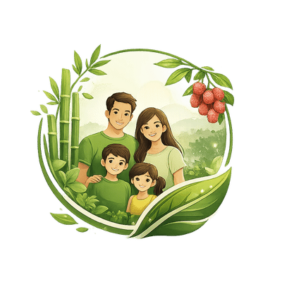 Natural beauty surrounding the eco-friendly homestay in Tezpur.